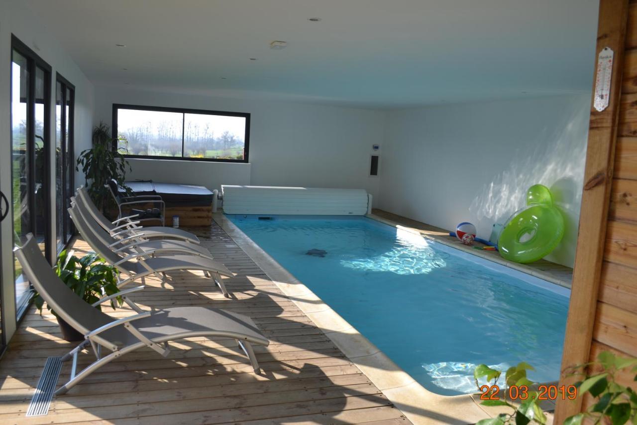 Piscine Interieure Privee Chauffee Toute L Annee Et Spa St Martin Saint-Martin-l'Hortier Ngoại thất bức ảnh