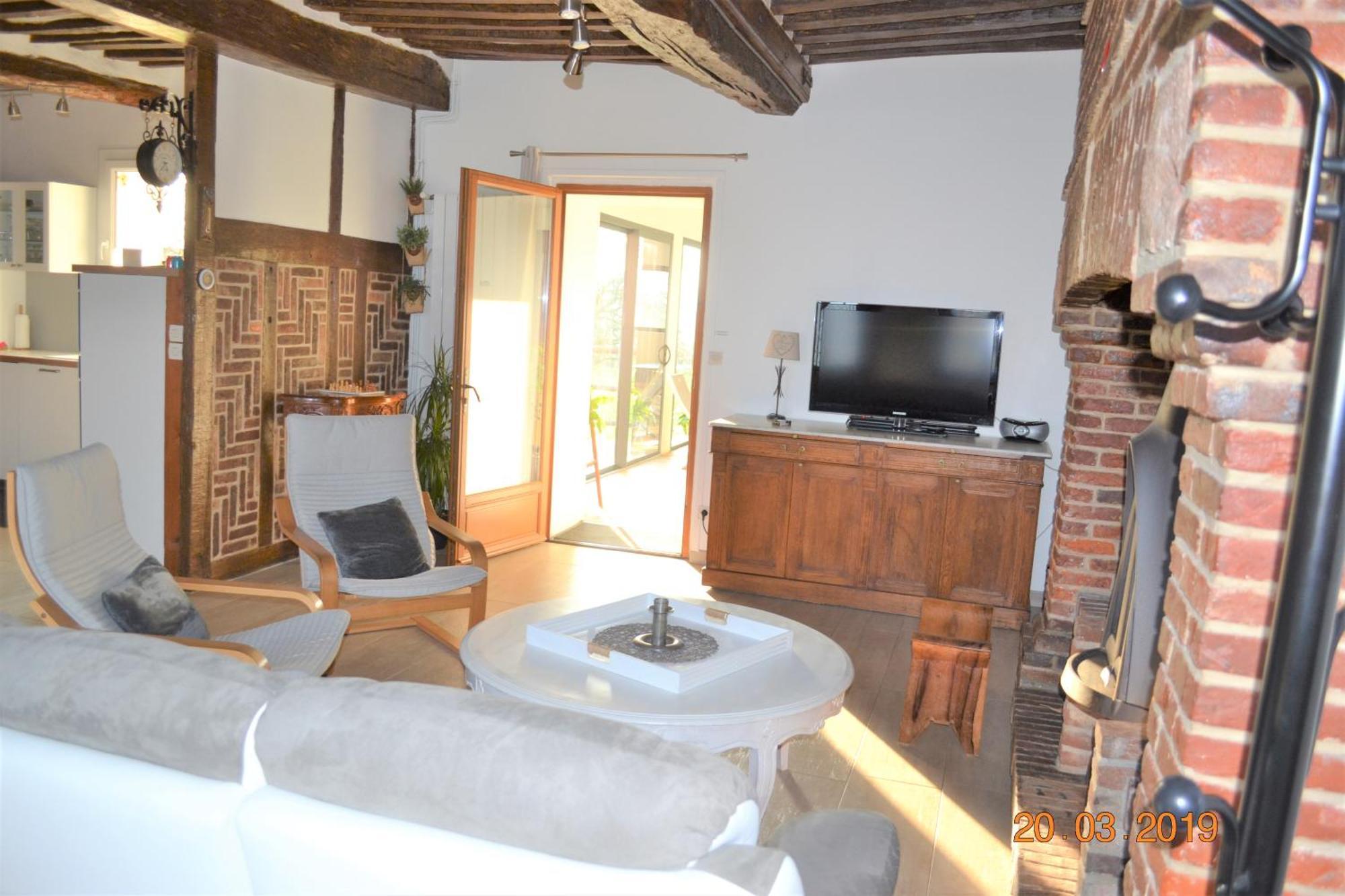 Piscine Interieure Privee Chauffee Toute L Annee Et Spa St Martin Saint-Martin-l'Hortier Ngoại thất bức ảnh